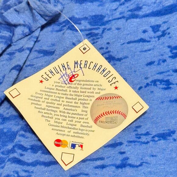 New Texas Rangers Genuine Major League Baseball Royal Blue Racer Back Tank Top L - Picture 5 of 9